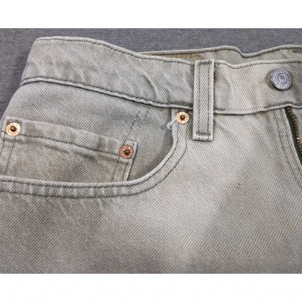 Vintage Levi's 550 Shorts Gray Faded & Stained Relaxed Men W33 L30 USA Red Tab e